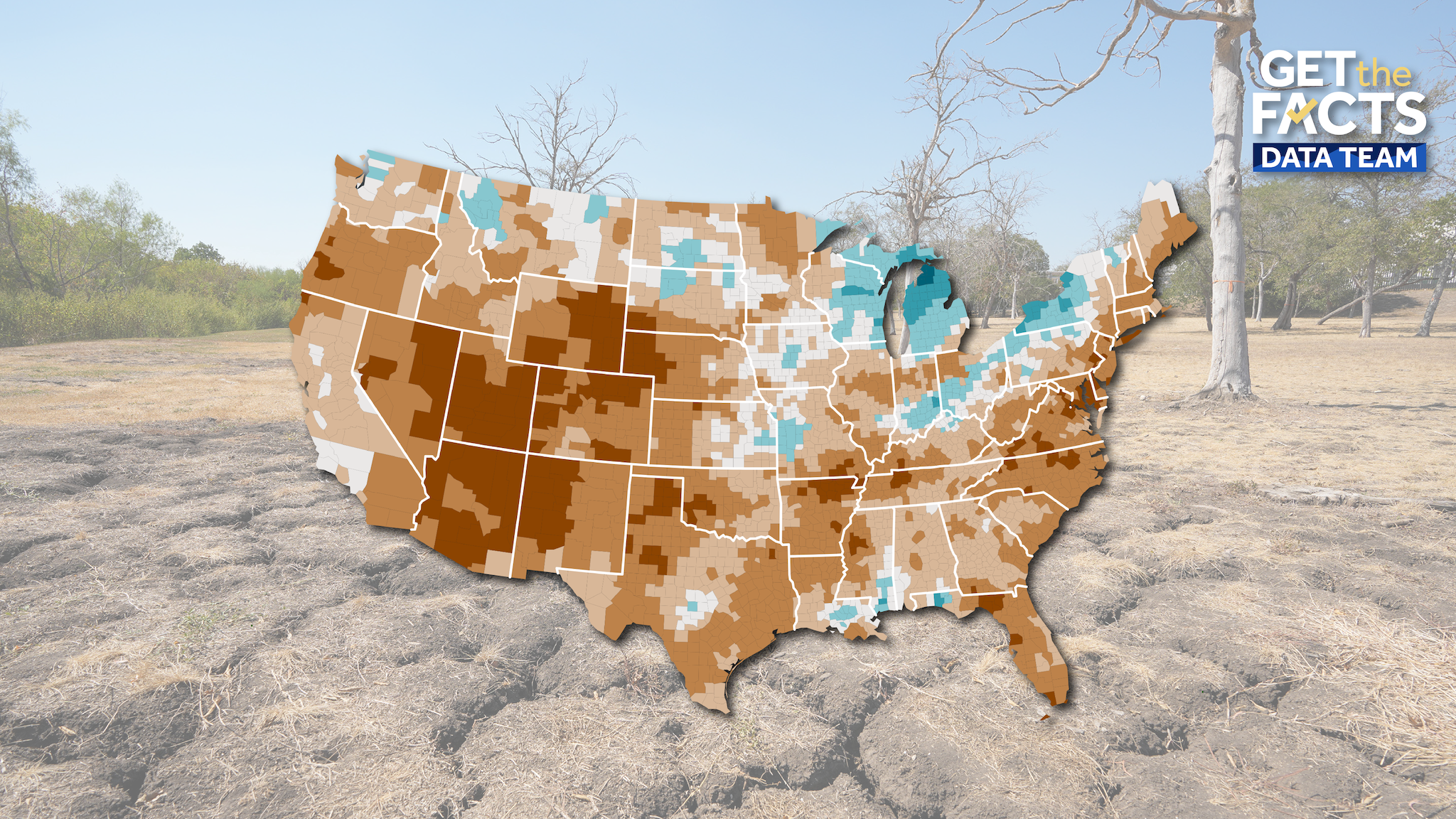 US drought eases slightly, but May ranks as the second-driest on record — WESH 2 Orlando